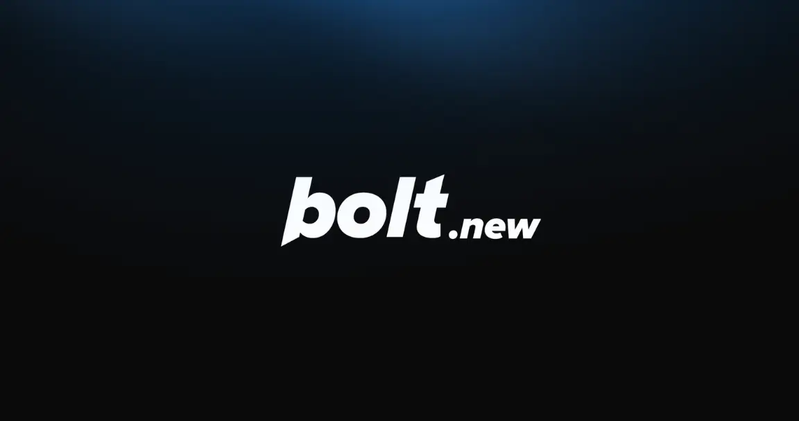 bolt.new interface screenshot